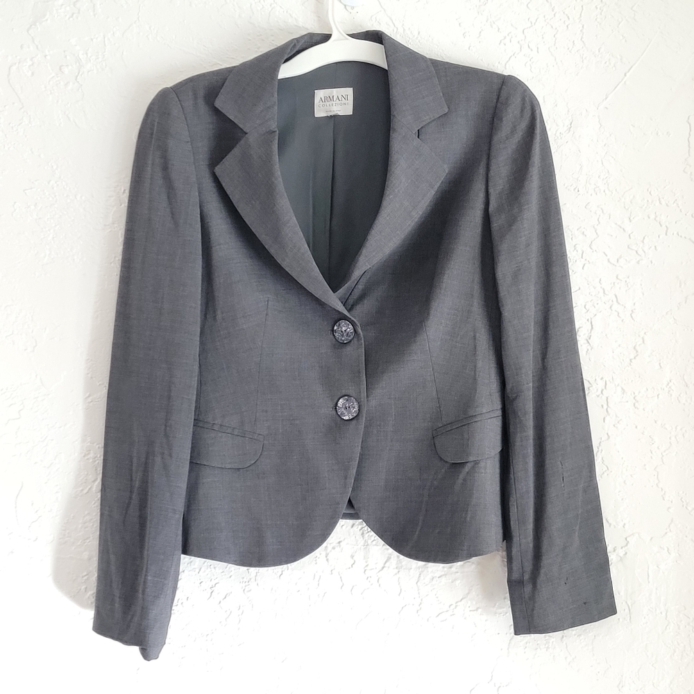 Amani Collezioni Grey Blazer Size 6